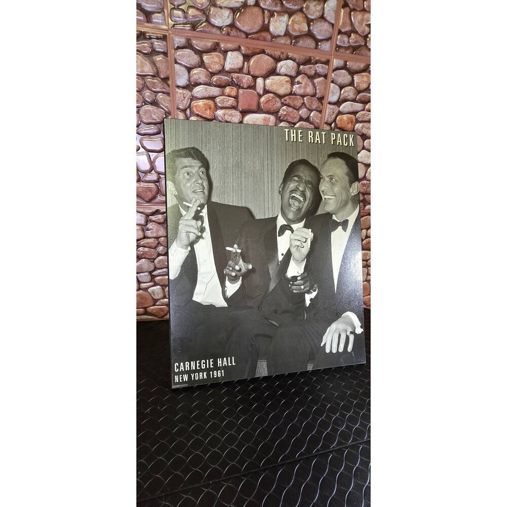 Rat Pack at Carnegie Hall in New York Wall Plaque 16x20